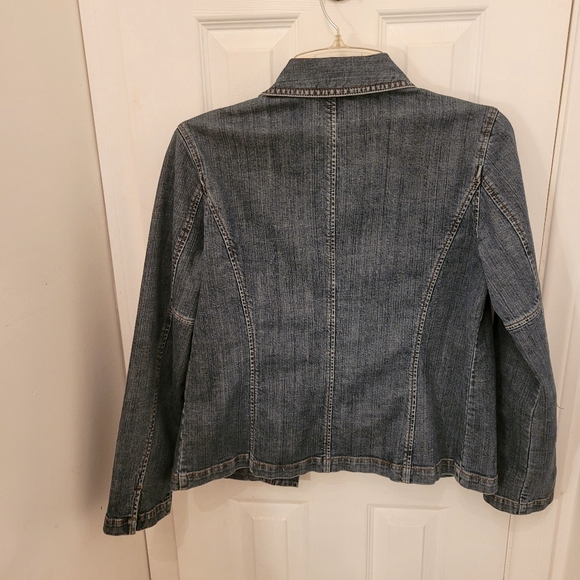 Denim Ruffle Jacket - Picture 5 of 7